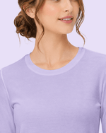 Women's Supersoft Long-Sleeve Underscrub Lavender - Scrubloop