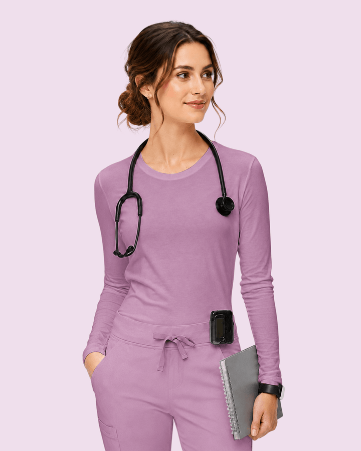 Women's Supersoft Long-Sleeve Underscrub Lilac