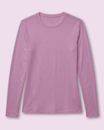 Women's Supersoft Long-Sleeve Underscrub Lilac - Scrubloop