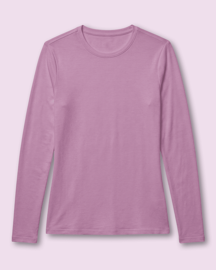 Women's Supersoft Long-Sleeve Underscrub Lilac