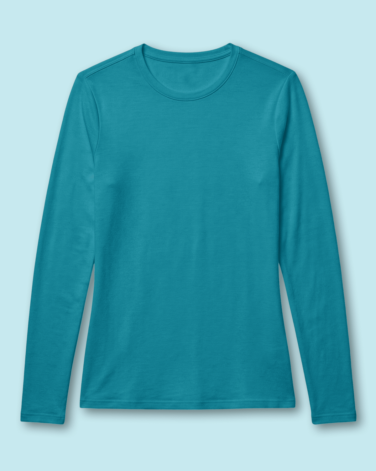 Women's Supersoft Long-Sleeve Underscrub Marina - Scrubloop