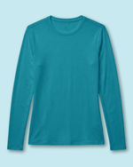Women's Supersoft Long-Sleeve Underscrub Marina - Scrubloop