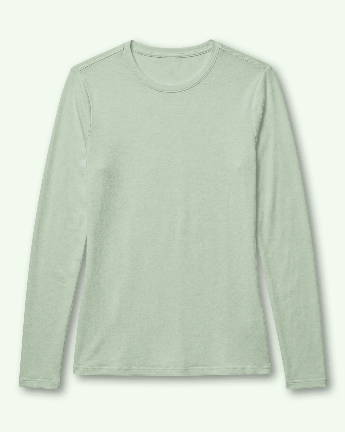 Women's Supersoft Long-Sleeve Underscrub Mint - Scrubloop