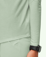 Women's Supersoft Long-Sleeve Underscrub Mint - Scrubloop