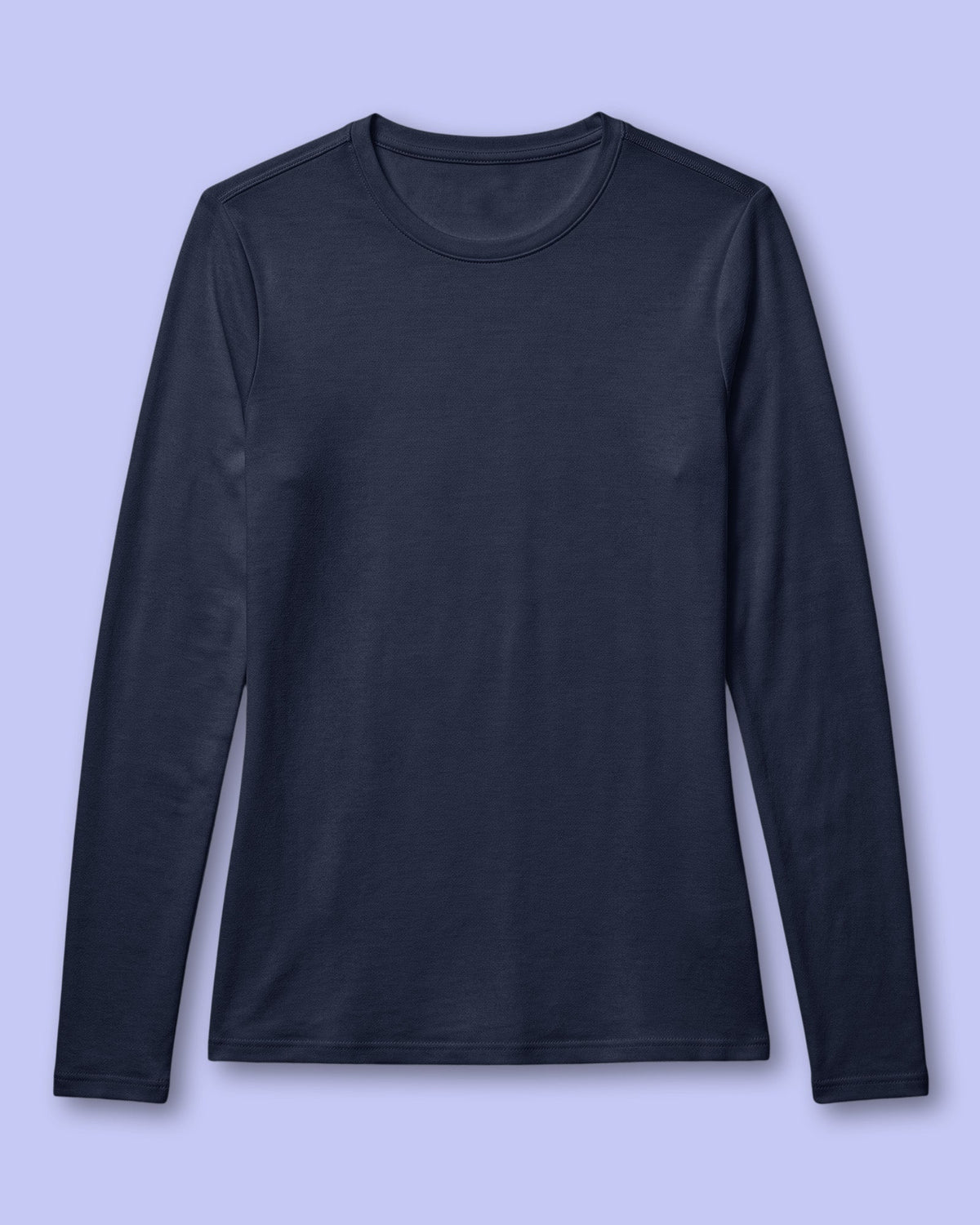 Women's Supersoft Long-Sleeve Underscrub Navy - Scrubloop