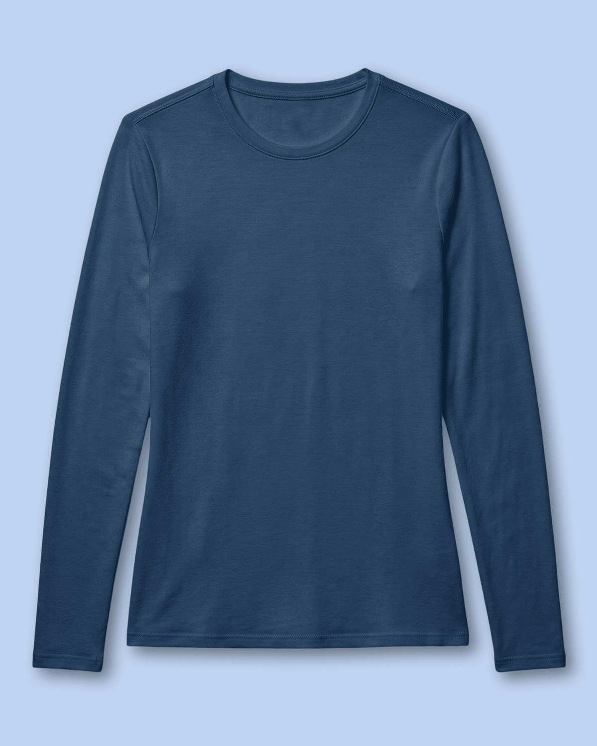Women's Supersoft Long-Sleeve Underscrub Ocean - Scrubloop