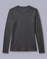 Women's Supersoft Long-Sleeve Underscrub Pewter - Scrubloop