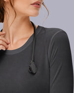 Women's Supersoft Long-Sleeve Underscrub Pewter - Scrubloop