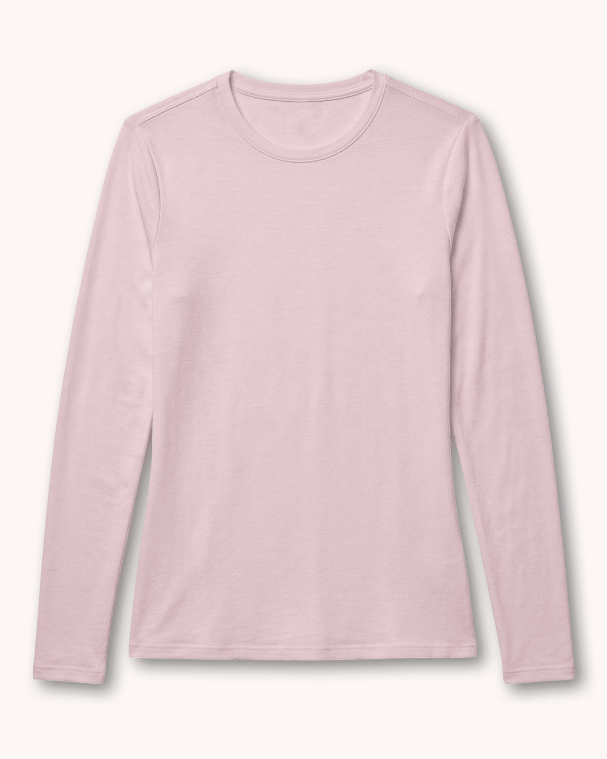 Women's Supersoft Long-Sleeve Underscrub Rose Quartz - Scrubloop