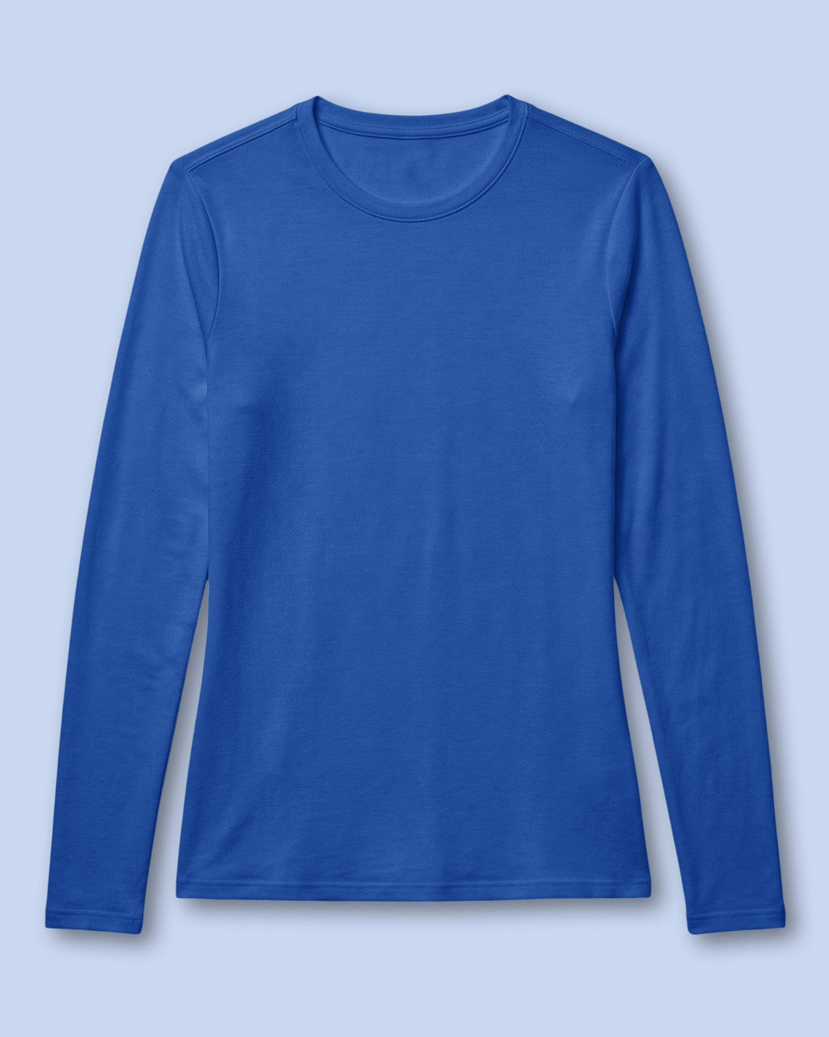 Women's Supersoft Long-Sleeve Underscrub Royal Blue - Scrubloop