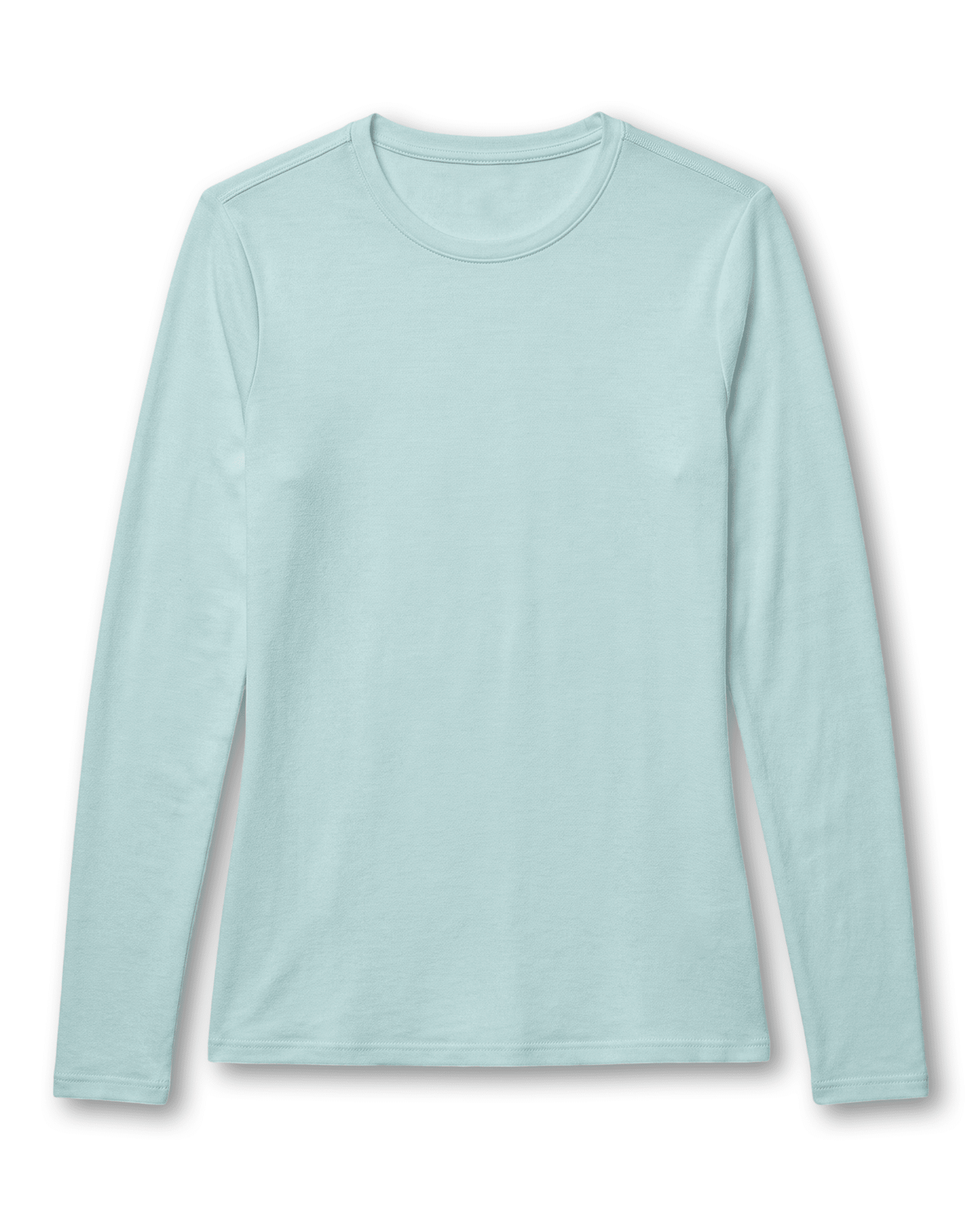 Women's Supersoft Long-Sleeve Underscrub Sky Blue - Scrubloop