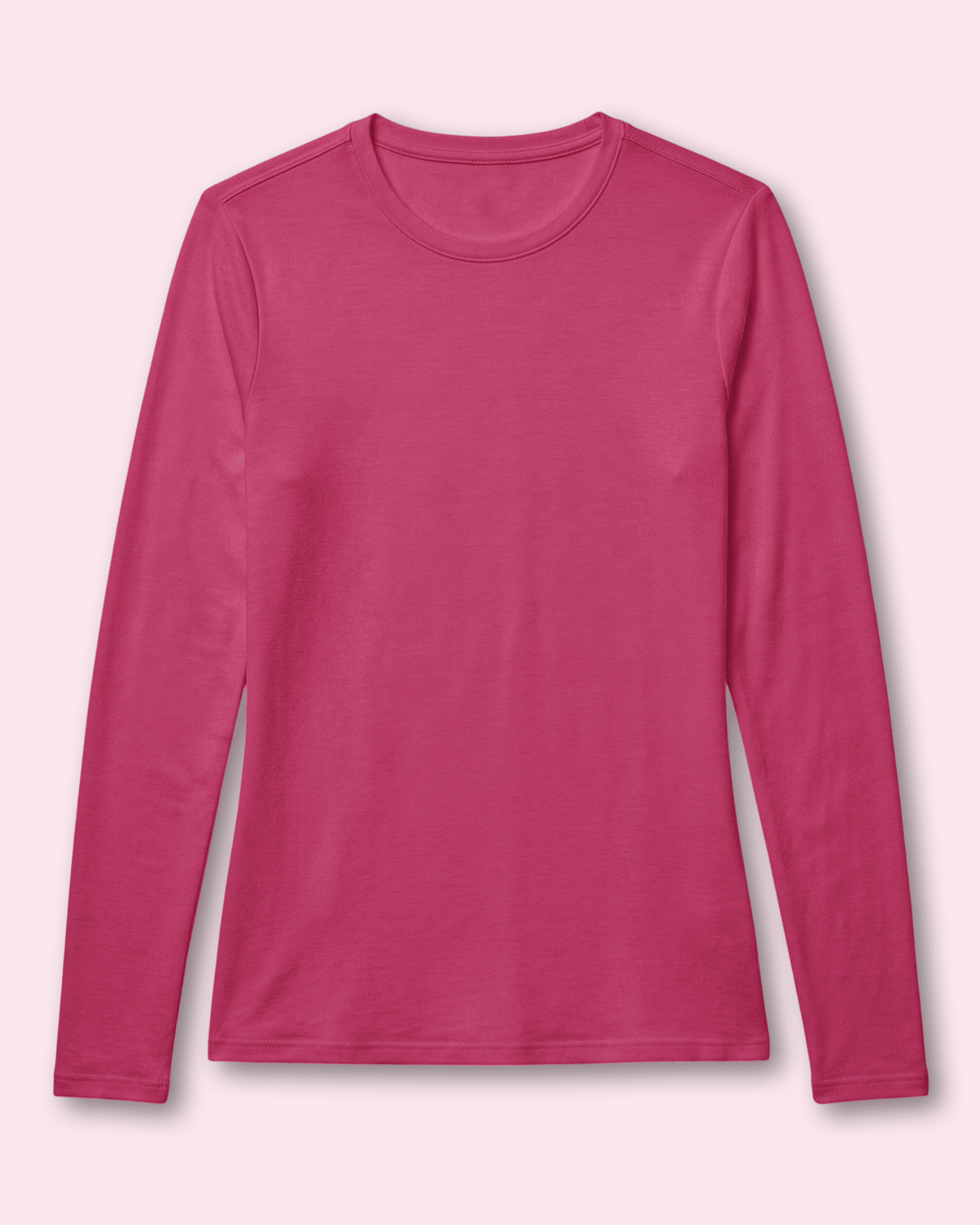 Women's Supersoft Long-Sleeve Underscrub Wild Berry - Scrubloop