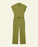 Women's Wide Leg Jumpsuit Avocado - Scrubloop