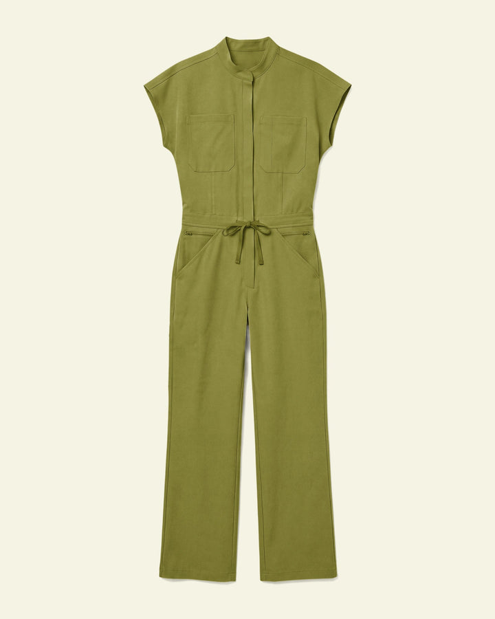 Women's Wide Leg Jumpsuit Avocado