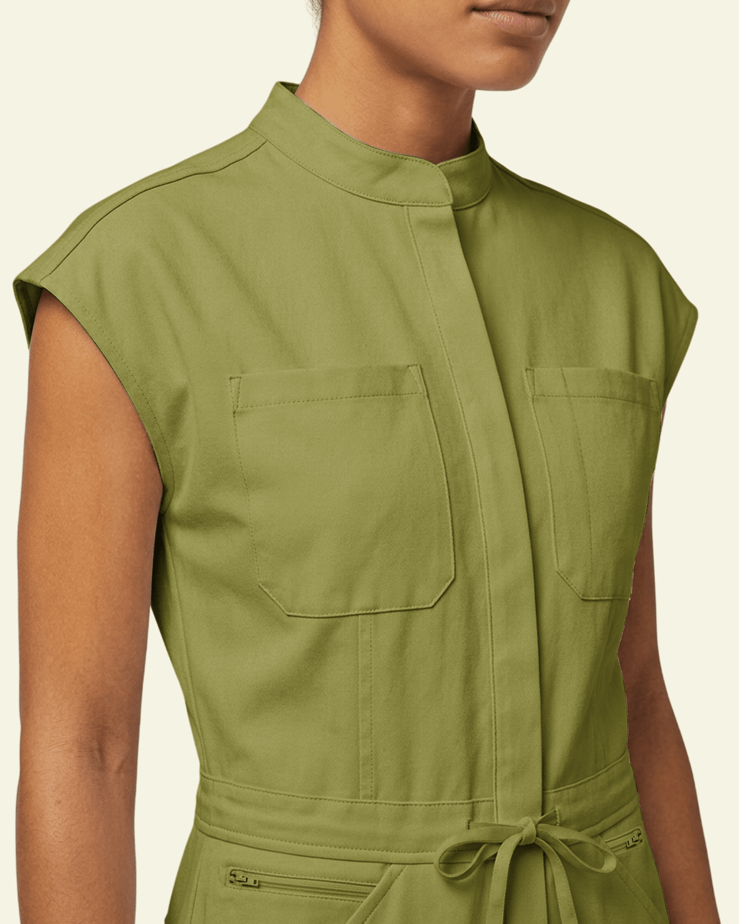Women's Wide Leg Jumpsuit Avocado - Scrubloop