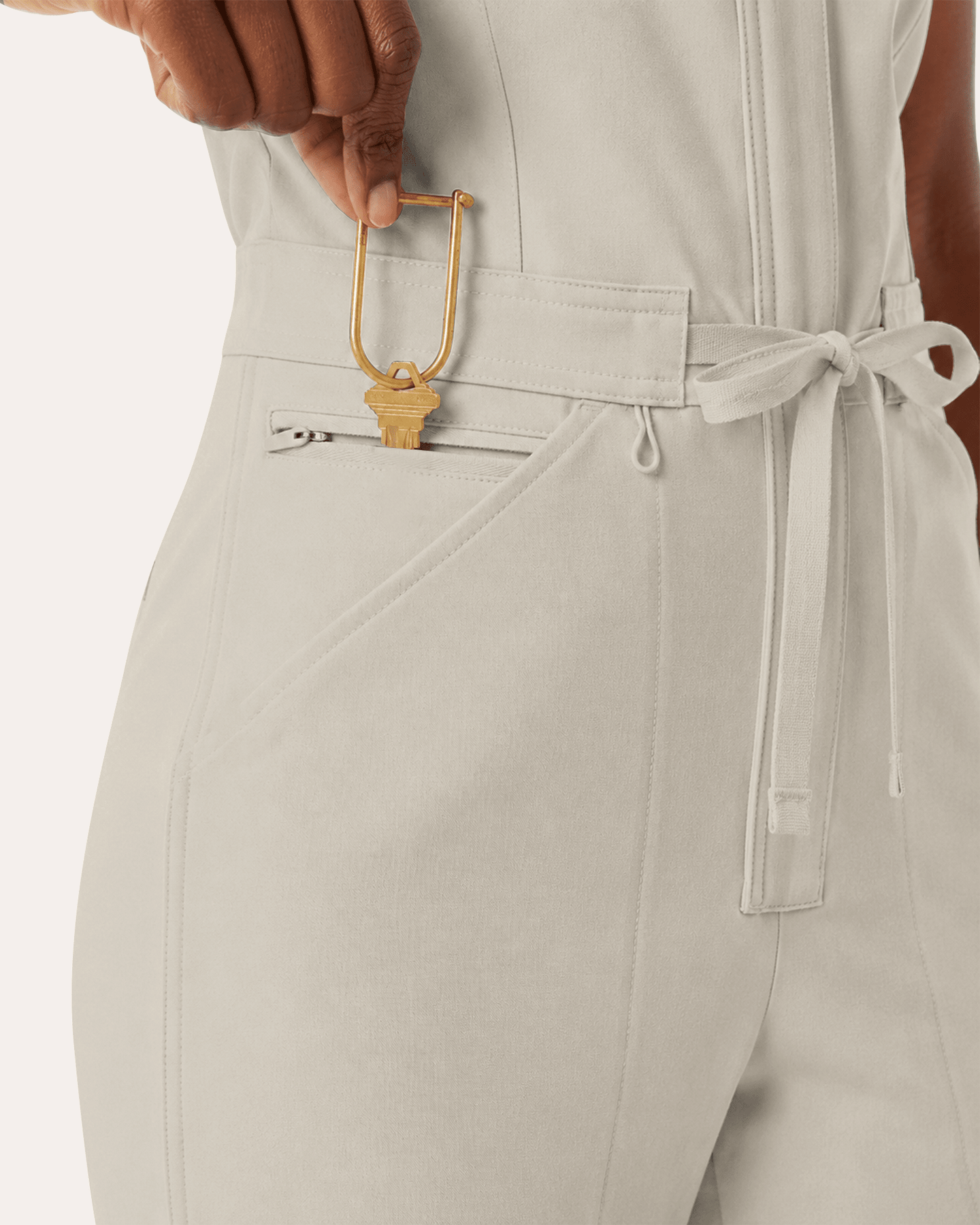 Women's Wide Leg Jumpsuit Birch - Scrubloop
