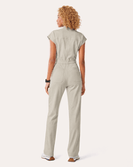 Women's Wide Leg Jumpsuit Birch - Scrubloop