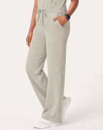 Women's Wide Leg Jumpsuit Birch - Scrubloop