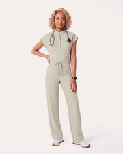Women's Wide Leg Jumpsuit Birch