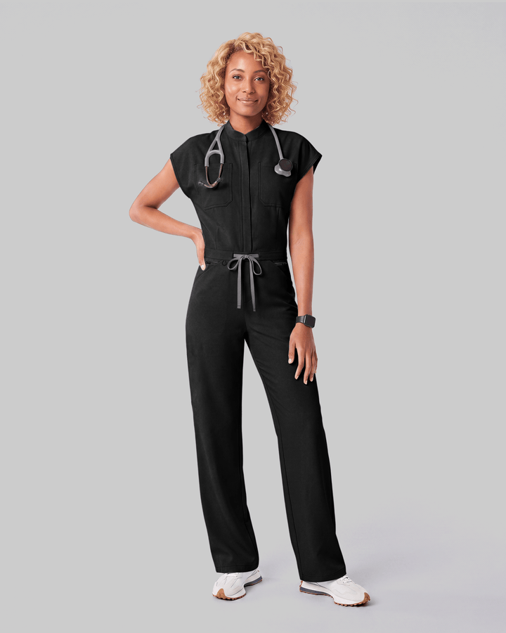 Women's Wide Leg Jumpsuit Black