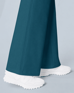 Women's Wide Leg Jumpsuit Caribbean Blue - Scrubloop