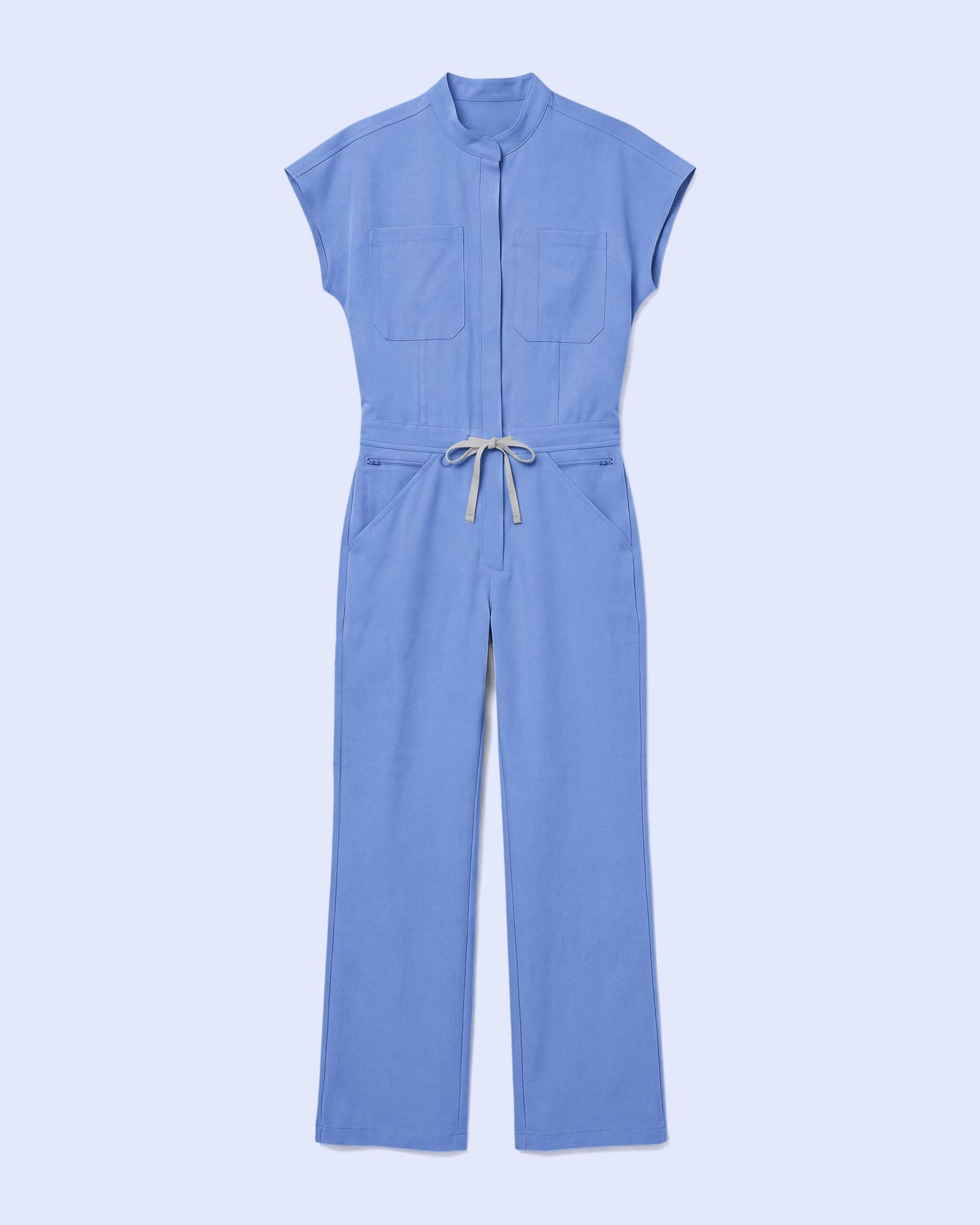 Women's Wide Leg Jumpsuit Ceil Blue - Scrubloop