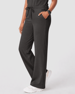 Women's Wide Leg Jumpsuit Charcoal - Scrubloop