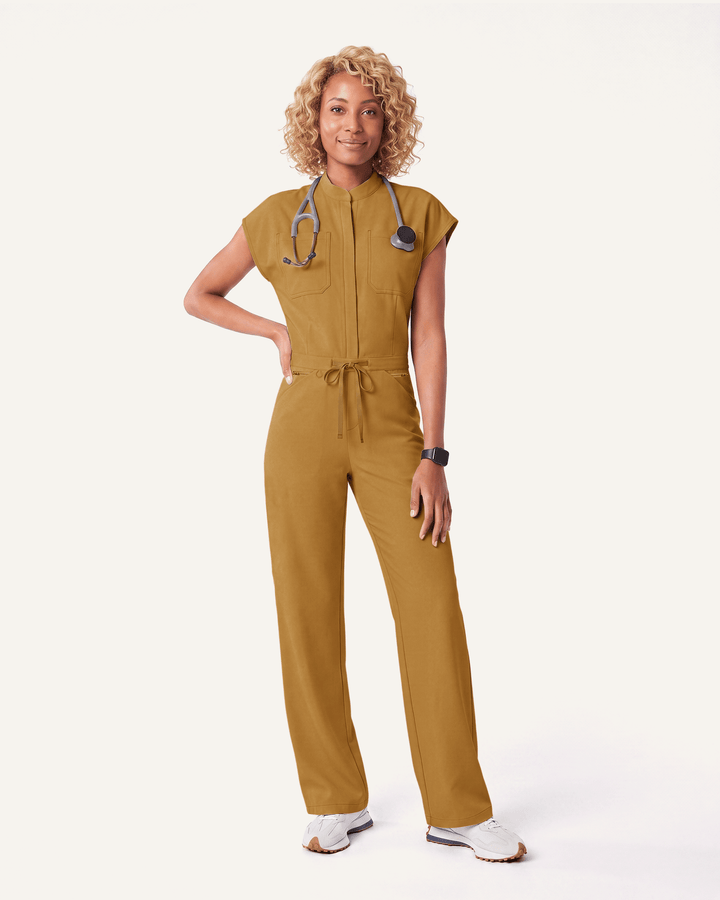 Women's Wide Leg Jumpsuit Cider