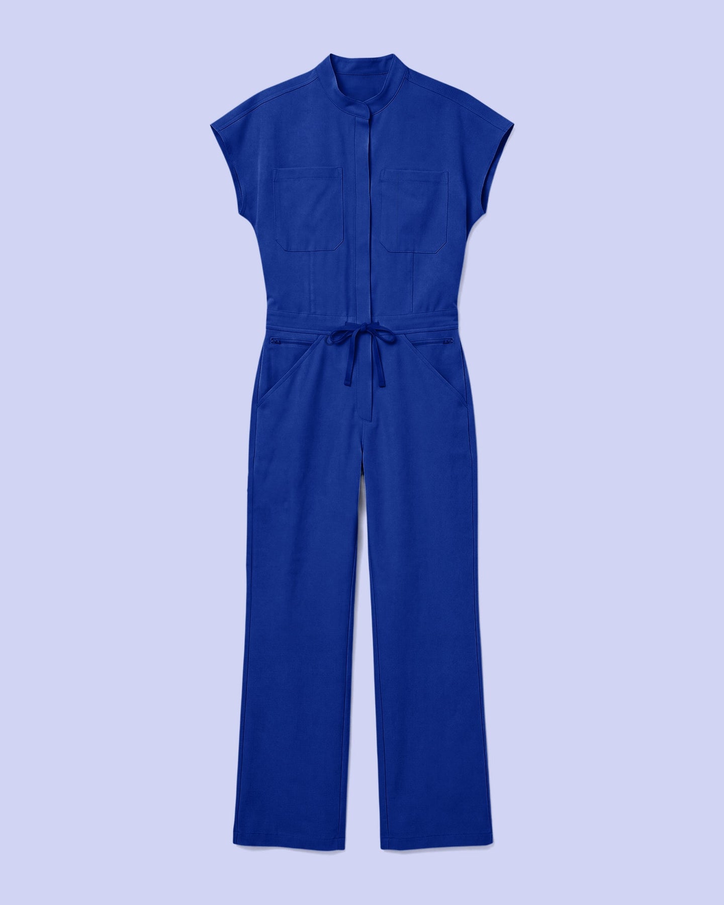Women's Wide Leg Jumpsuit Galaxy Blue - Scrubloop