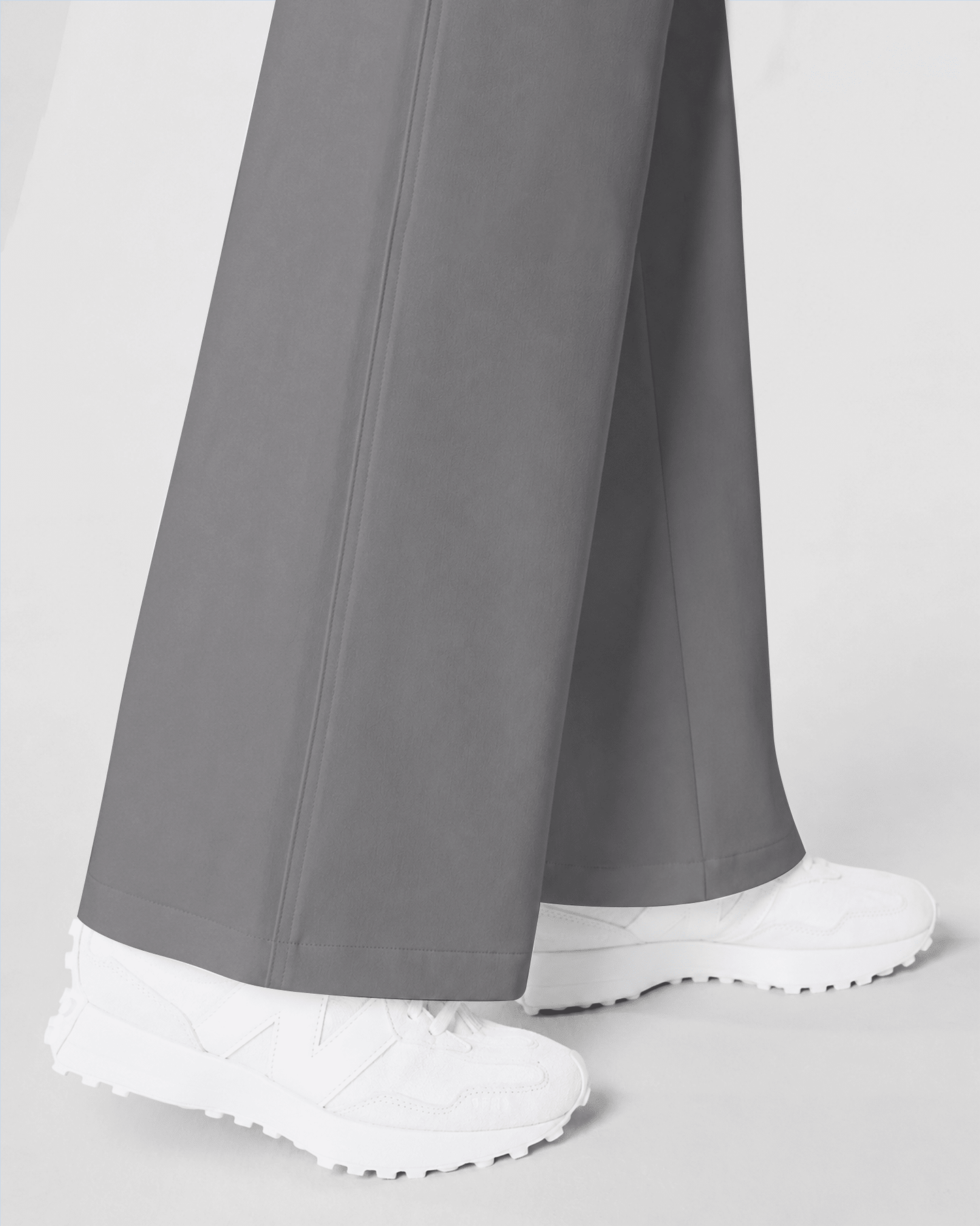 Women's Wide Leg Jumpsuit Heather Gray - Scrubloop