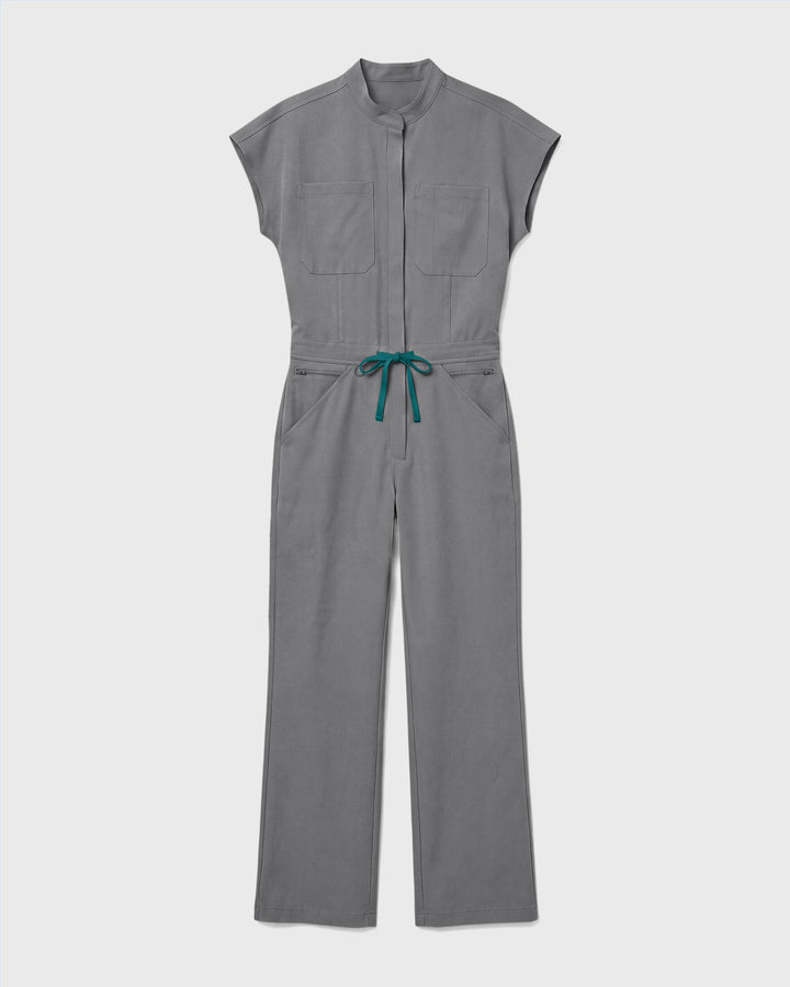 Women's Wide Leg Jumpsuit Heather Gray