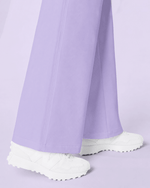 Women's Wide Leg Jumpsuit Lavender - Scrubloop