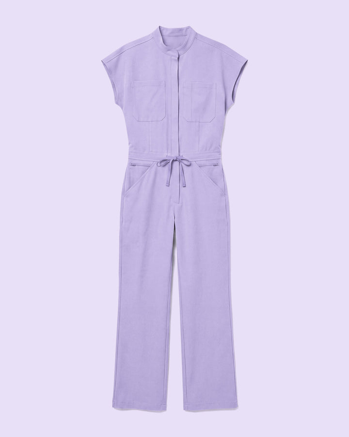 Women's Wide Leg Jumpsuit Lavender