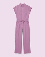 Women's Wide Leg Jumpsuit Lilac - Scrubloop