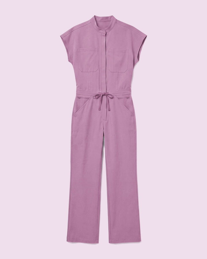 Women's Wide Leg Jumpsuit Lilac