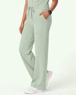 Women's Wide Leg Jumpsuit Mint - Scrubloop