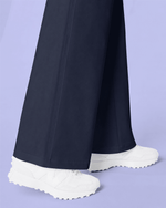 Women's Wide Leg Jumpsuit Navy - Scrubloop
