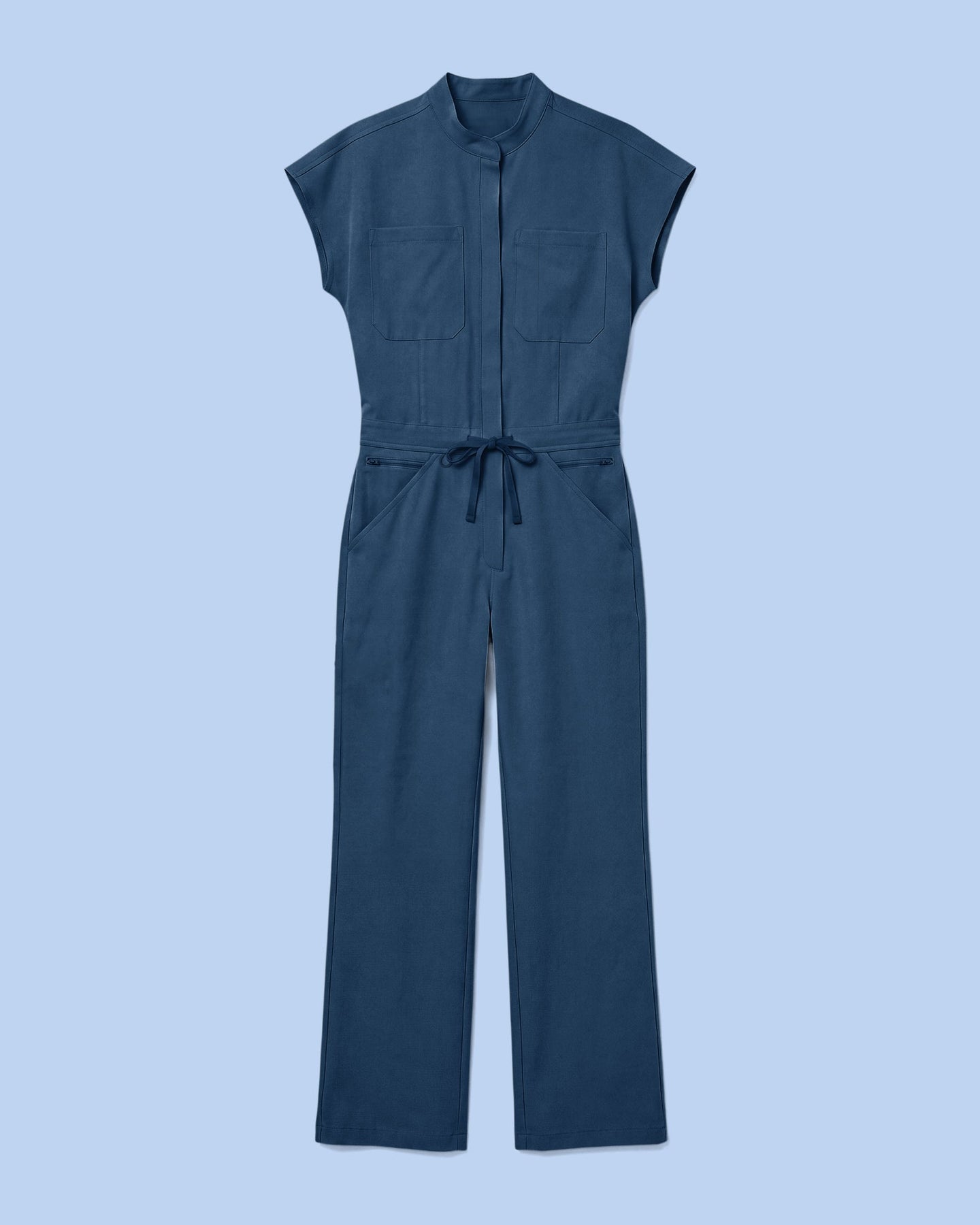 Women's Wide Leg Jumpsuit Ocean - Scrubloop