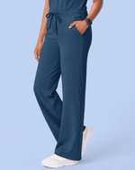 Women's Wide Leg Jumpsuit Ocean - Scrubloop