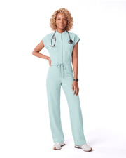 Wide Leg Jumpsuit Sky Blue