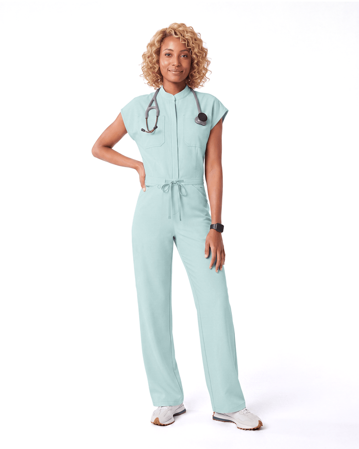 Women's Wide Leg Jumpsuit Sky Blue