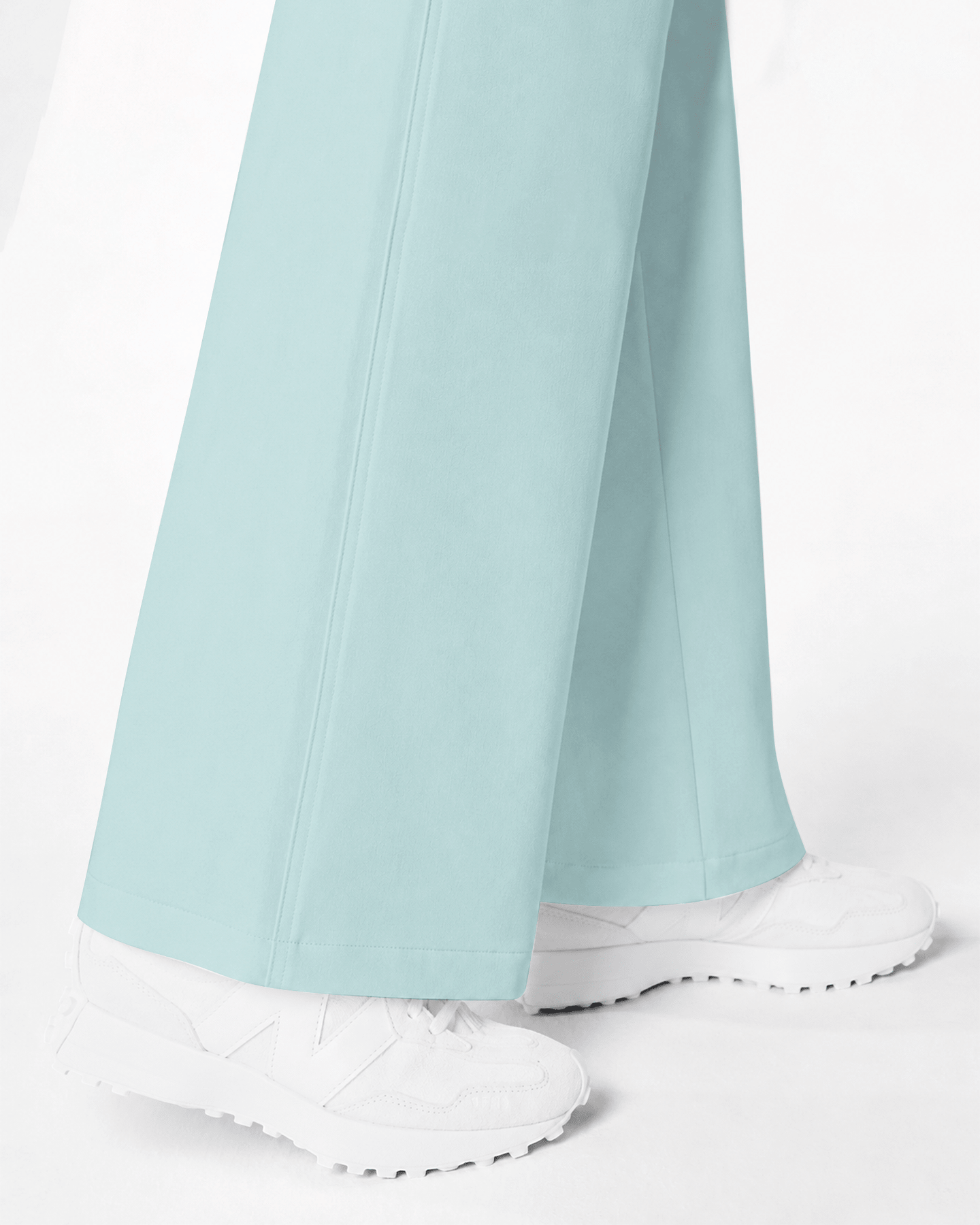 Women's Wide Leg Jumpsuit Sky Blue - Scrubloop