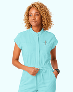 Women's Wide Leg Jumpsuit Surf - Scrubloop