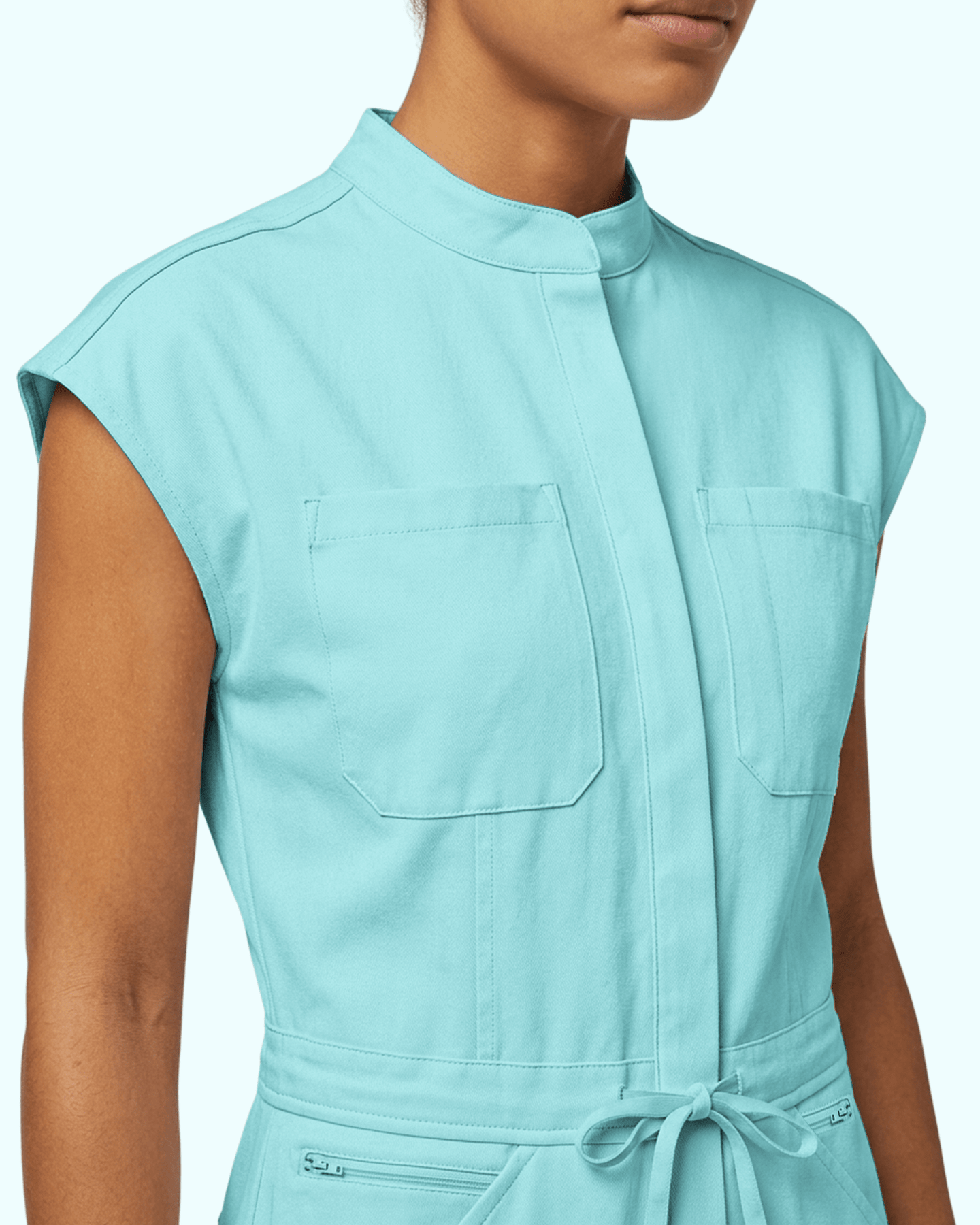 Women's Wide Leg Jumpsuit Surf - Scrubloop