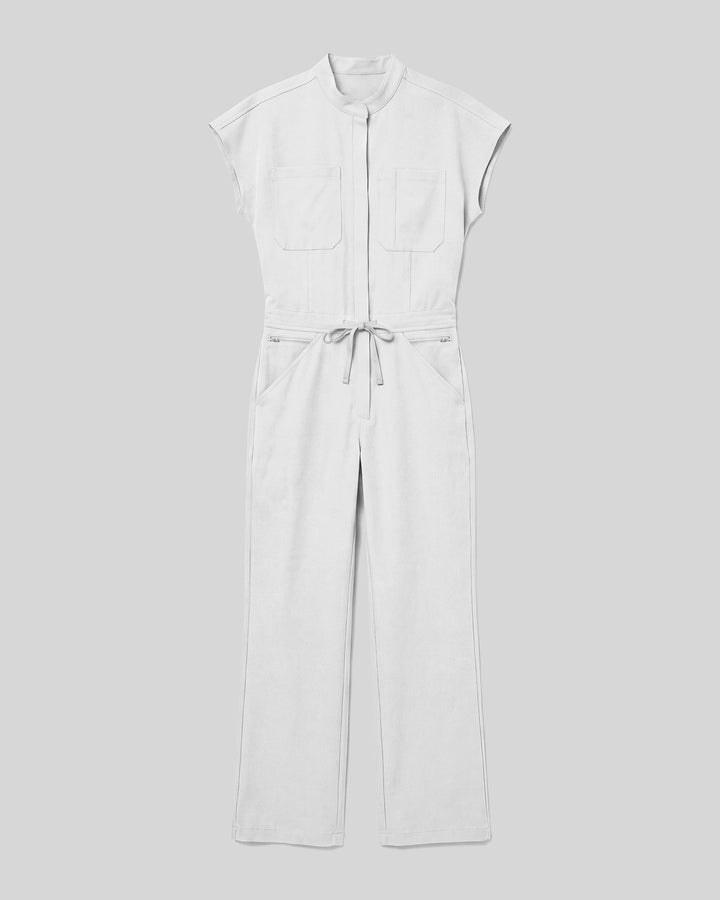 Women's Wide Leg Jumpsuit White