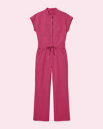 Women's Wide Leg Jumpsuit Wild Berry - Scrubloop